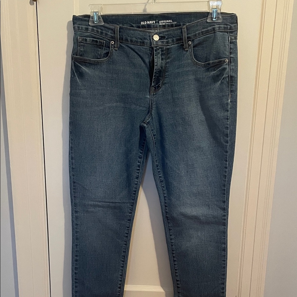 Old Navy Women's Dark Blue Skinny Jeans